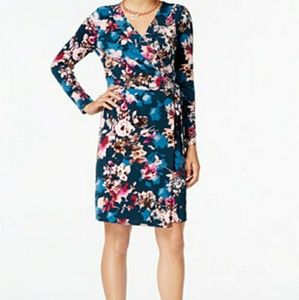 Floral Wrap Dress